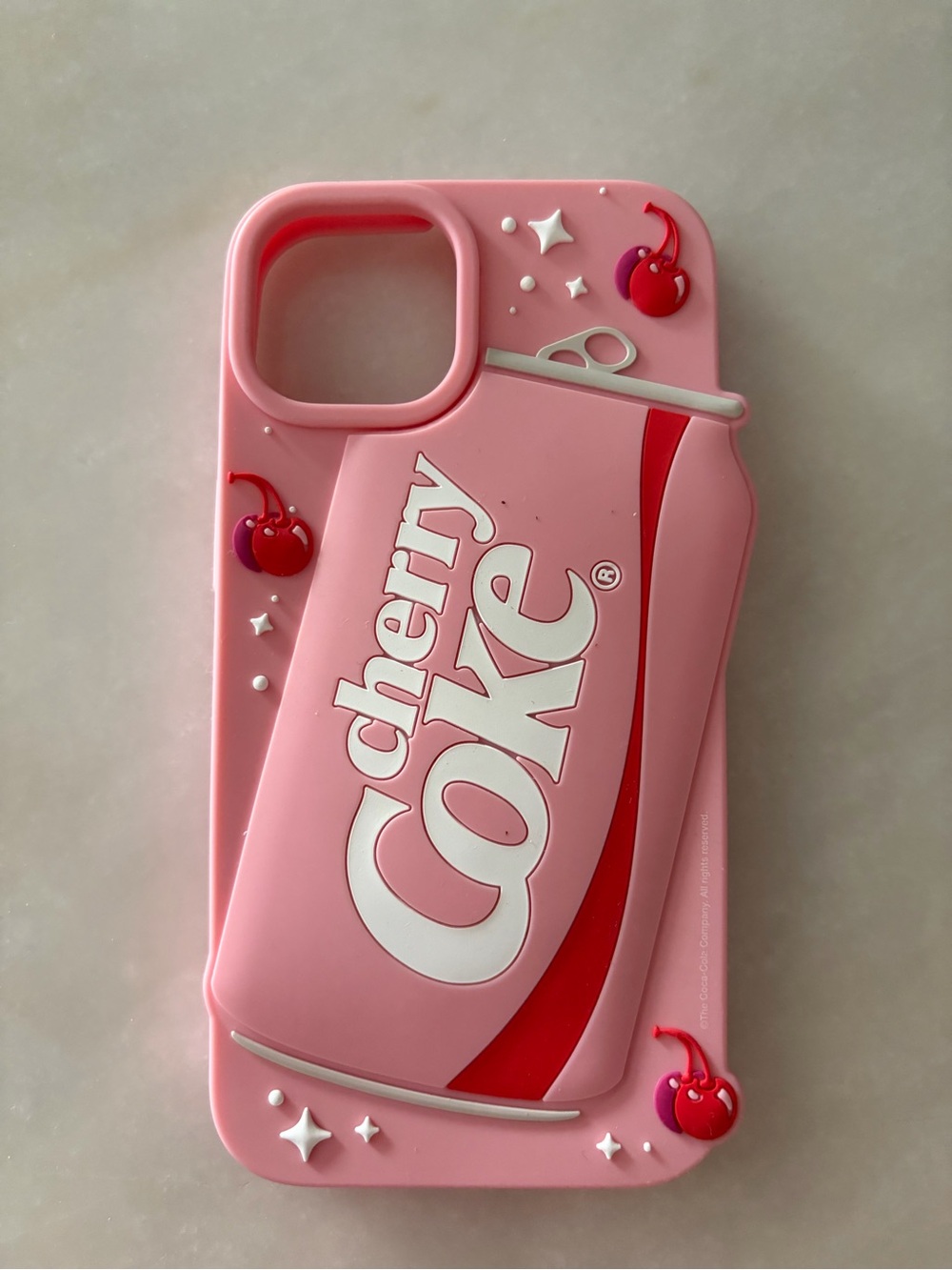 Cherry Coke Pink iPhone 13 Case - Stylish Soft Protective Cover